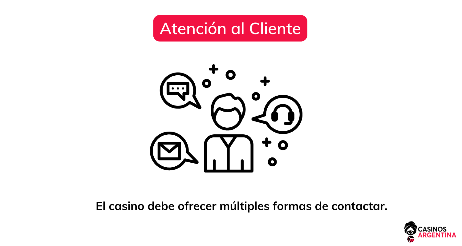 atención al cliente en casinos online