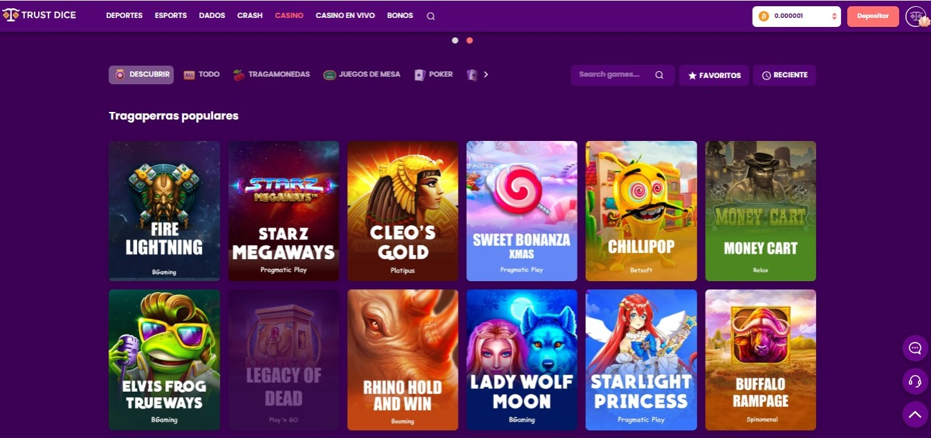 juegos de trustdice