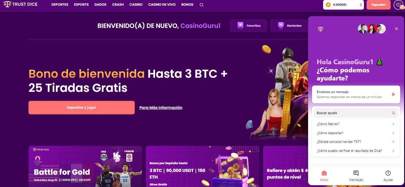 atención al cliente de trustdice