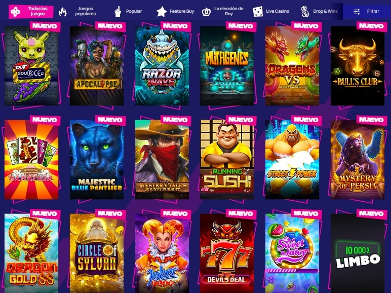 juegos de royspins